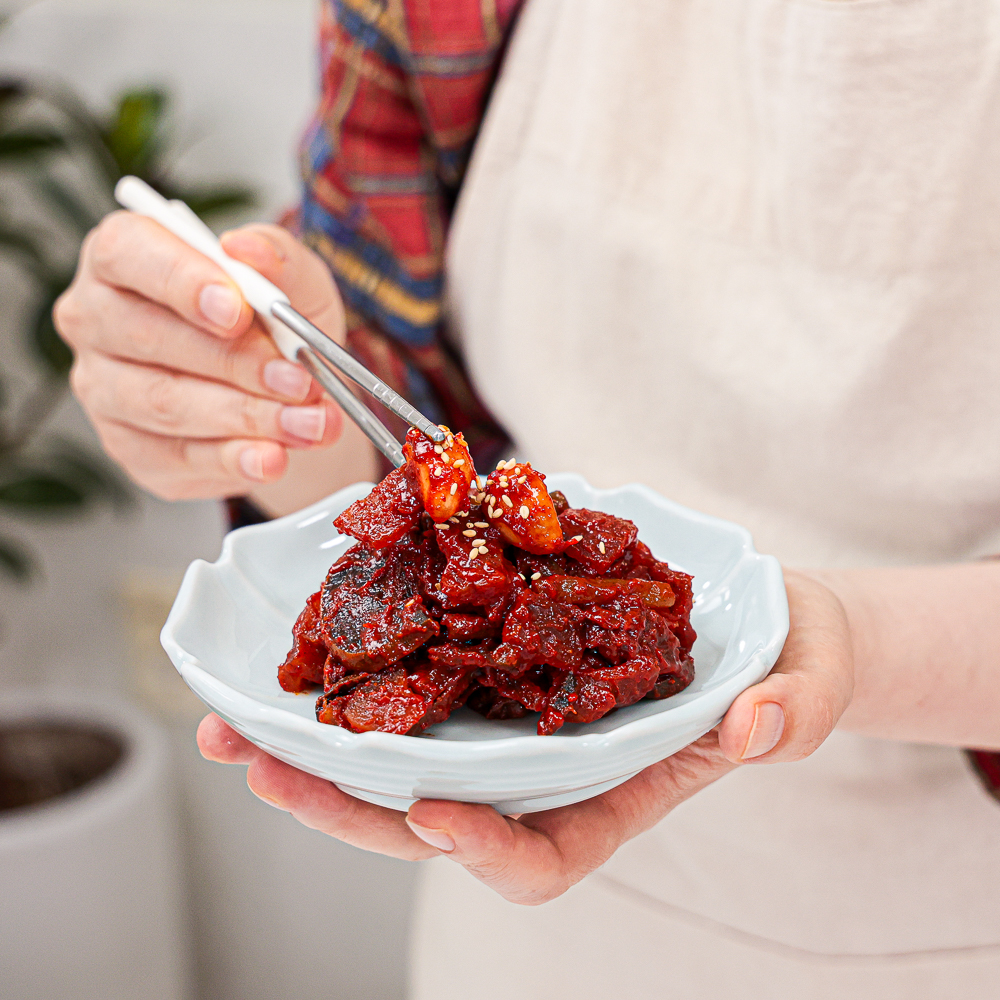 국산 모듬장아찌 고추장 혼합 야채지 순창 명가전통식품 1kg, 1개 - 상세 이미지 5