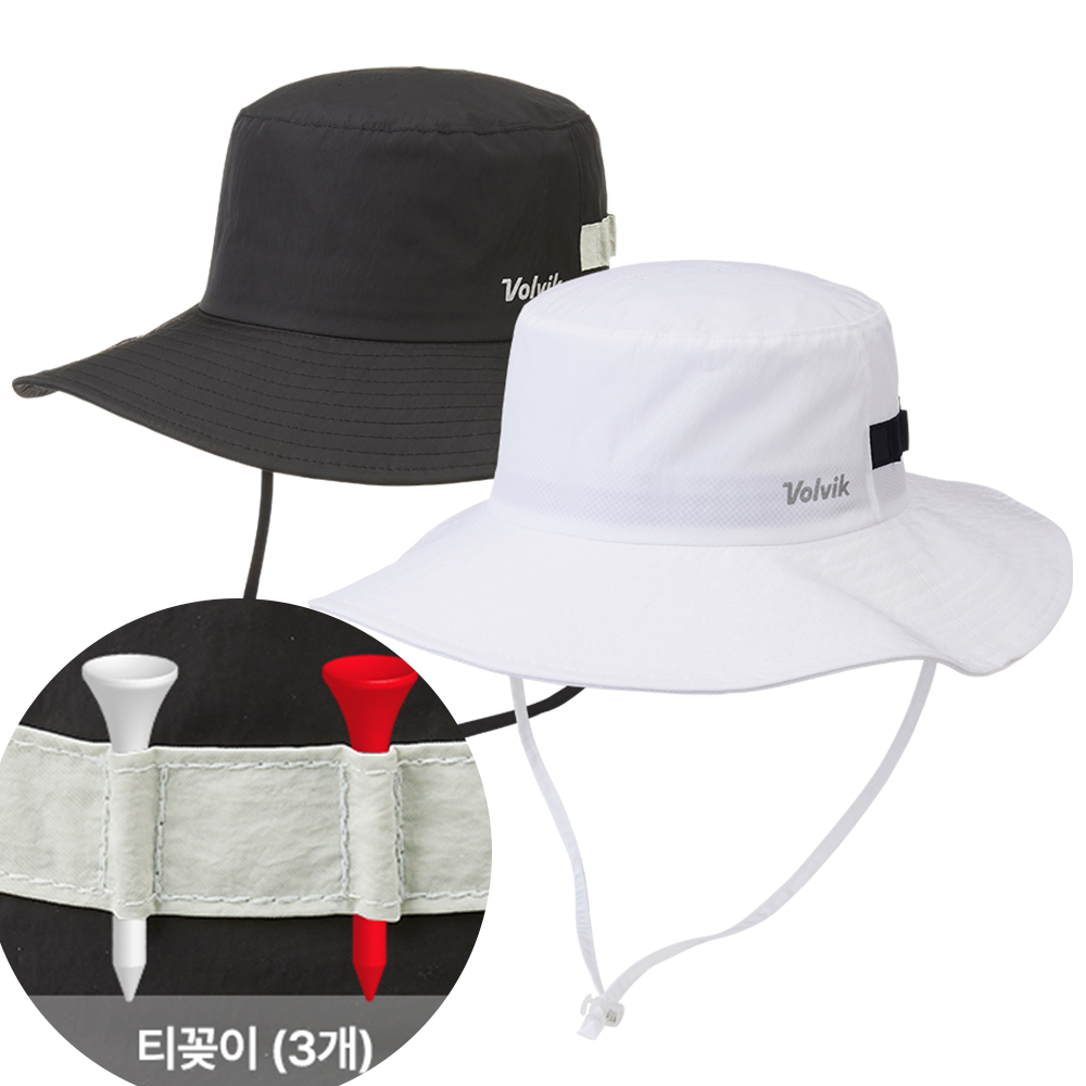 볼빅 남성 골프 모자, 라이트 와이드 버킷햇으로 여름 골프 준비하기