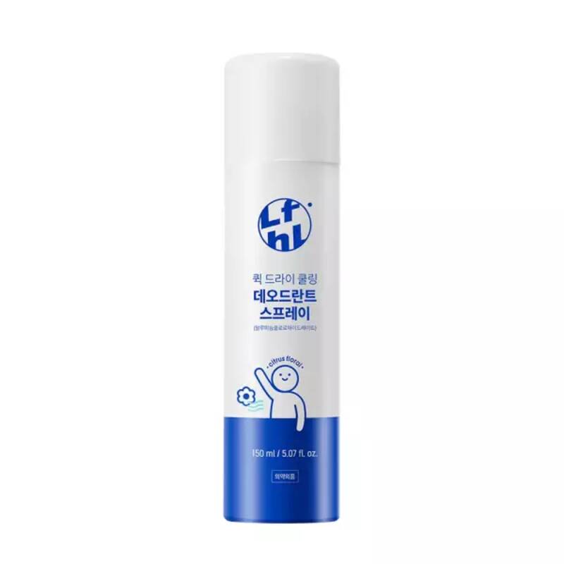 라이프홀릭 퀵 드라이 쿨링 데오드란트 스프레이 150ml 1개
