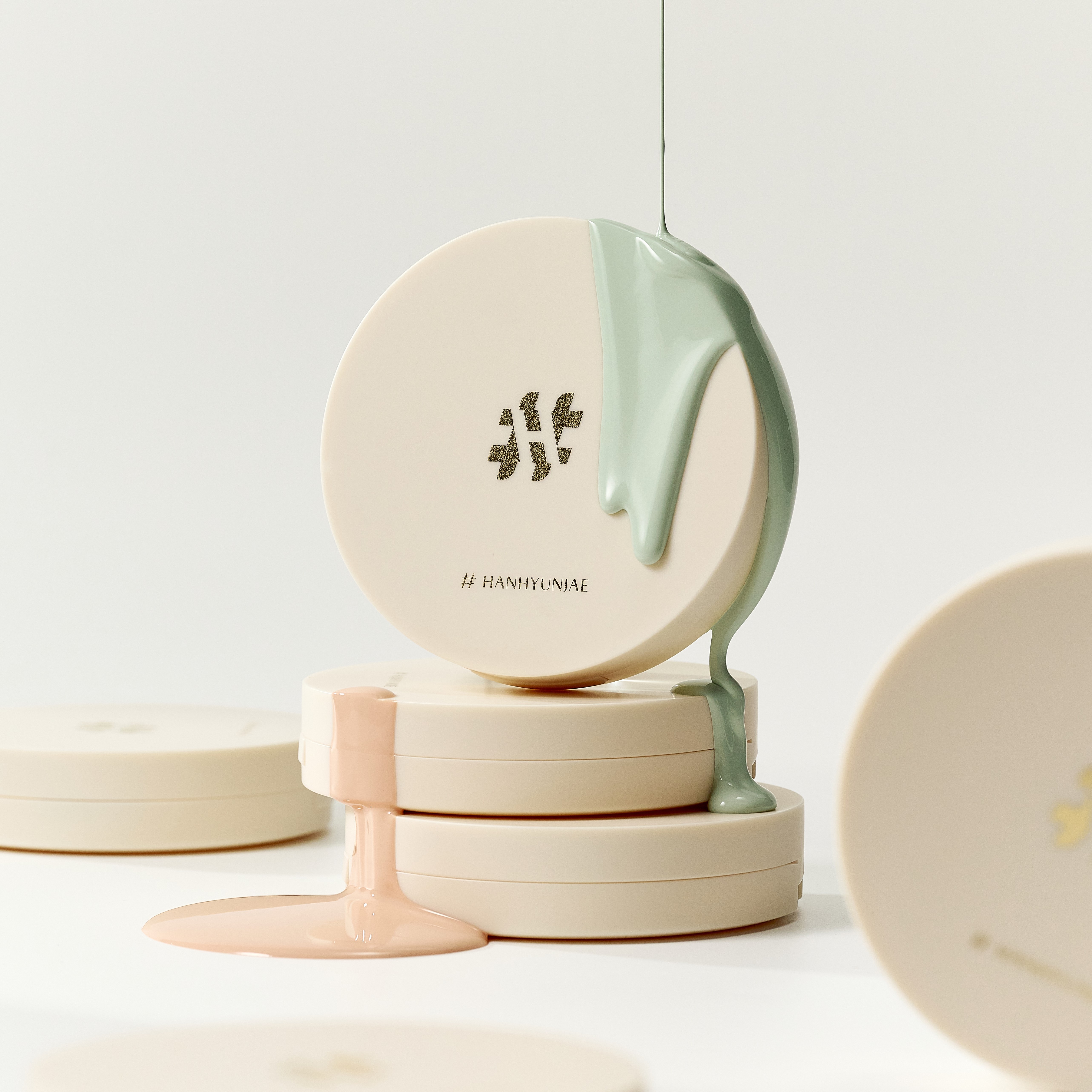샵한현재 대왕 프렙 선쿠션 23g, SPF50 PA++++ 무기자차 톤업 선쿠션 - 상세 이미지 3