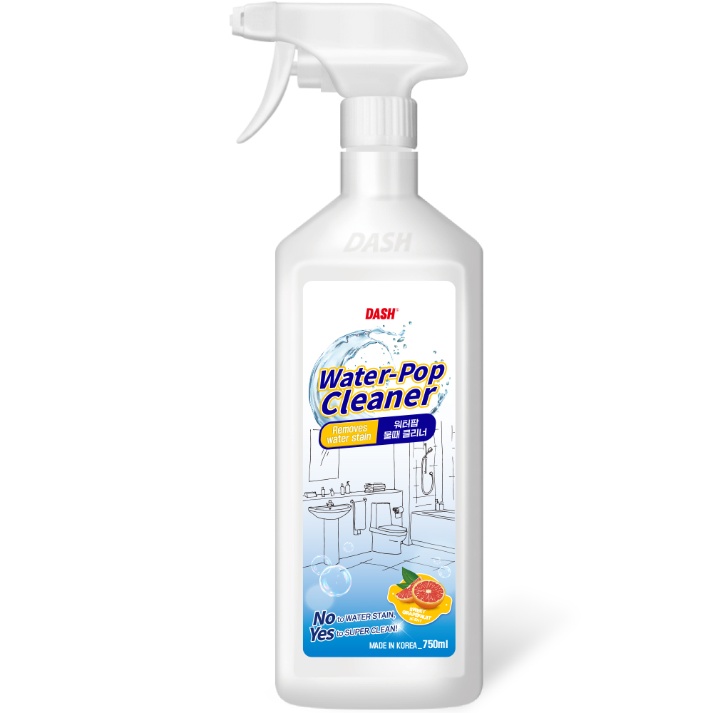 대쉬랩 워터팝 물때 클리너 욕실 수전 청소세제 750ml, 1개 - 상품 이미지