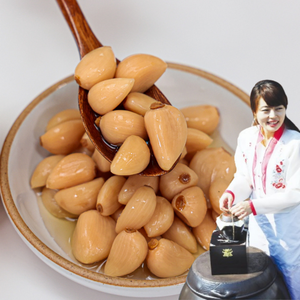 간장마늘장아찌 국산 마늘 절임 순창 장담아 1kg, 1개 - 상품 이미지