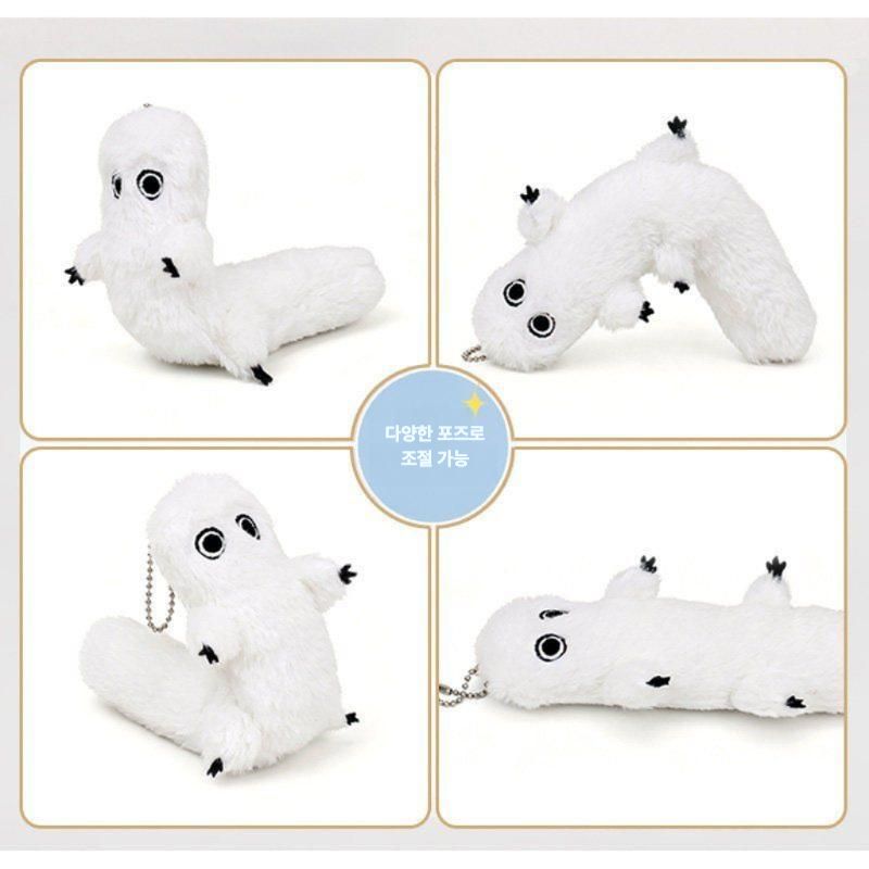고깔모자 아틀리에 붓벌레 인형 키링 18cm - 상세 이미지 3