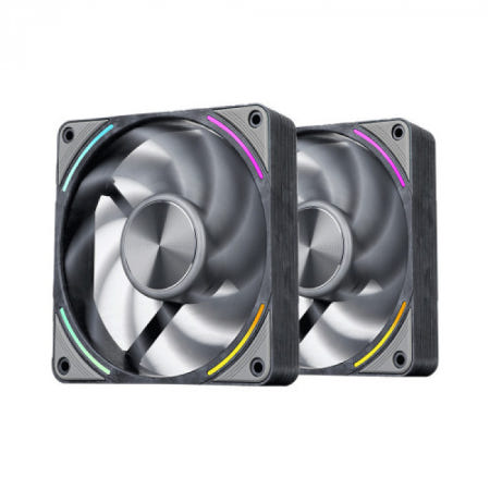 세고텝 Segotep EX120 ARGB PWM FULL LCP 시스템 쿨러 (2팩 블랙)