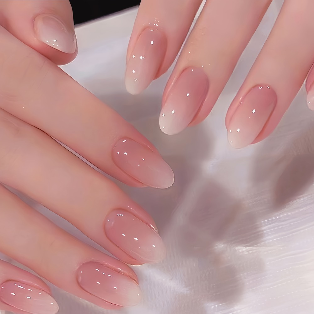 물광 글로시 네일 아트 팁 재료 스티커 젤네일스티커 손 손톱 꾸미기 손꾸 붙이는 웨딩 네일 - 상세 이미지 2