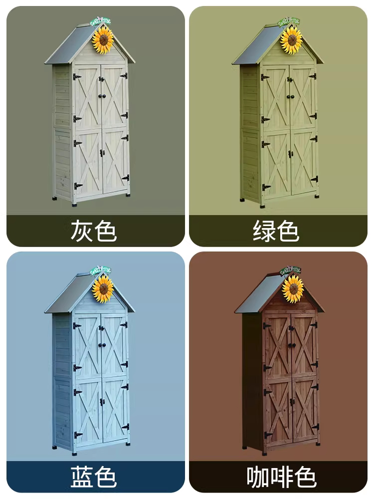 야외 수납장 농기구 농막 보관함 용품 간이 창고 캐비닛 26 - 상세 이미지 5