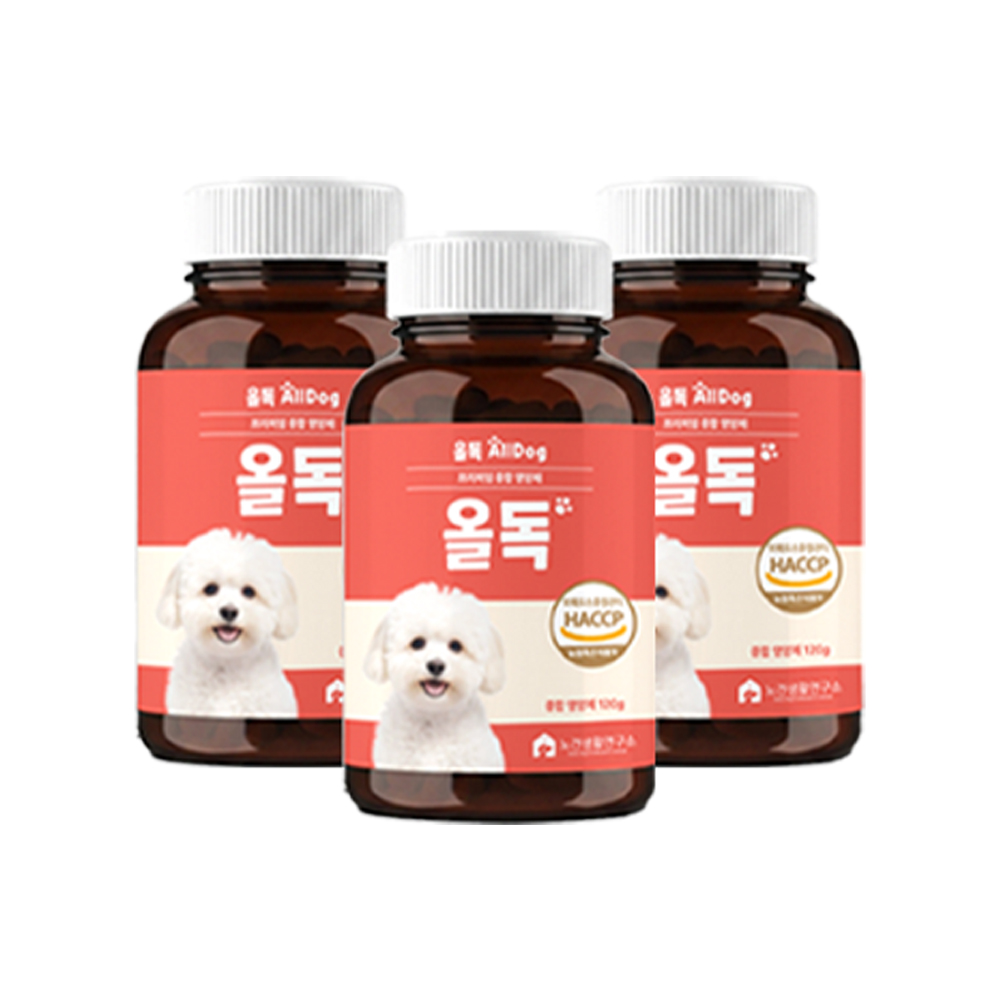 올독 강아지 종합영양제 눈 피부 관절 면역력 장 종합영양, 120g, 1개 이미지 7