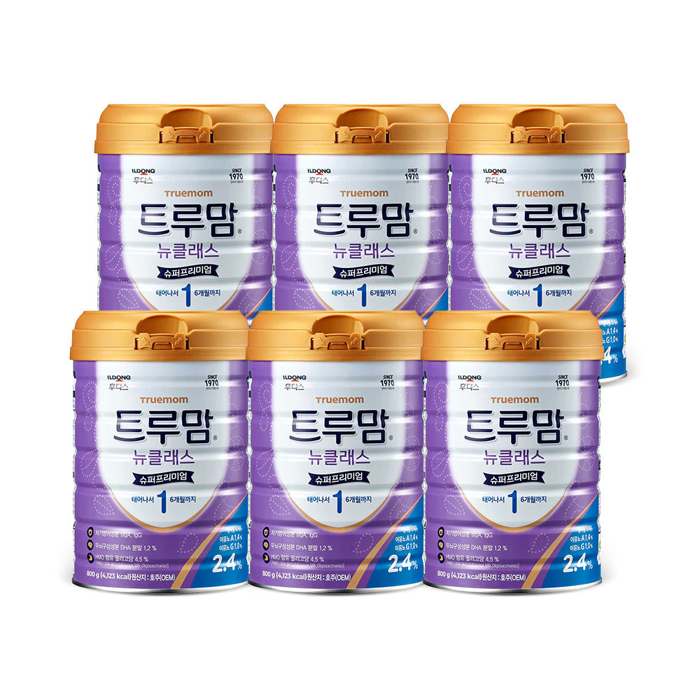 트루맘 뉴클래스 슈퍼프리미엄 1단계 800g, 6개 대표 이미지