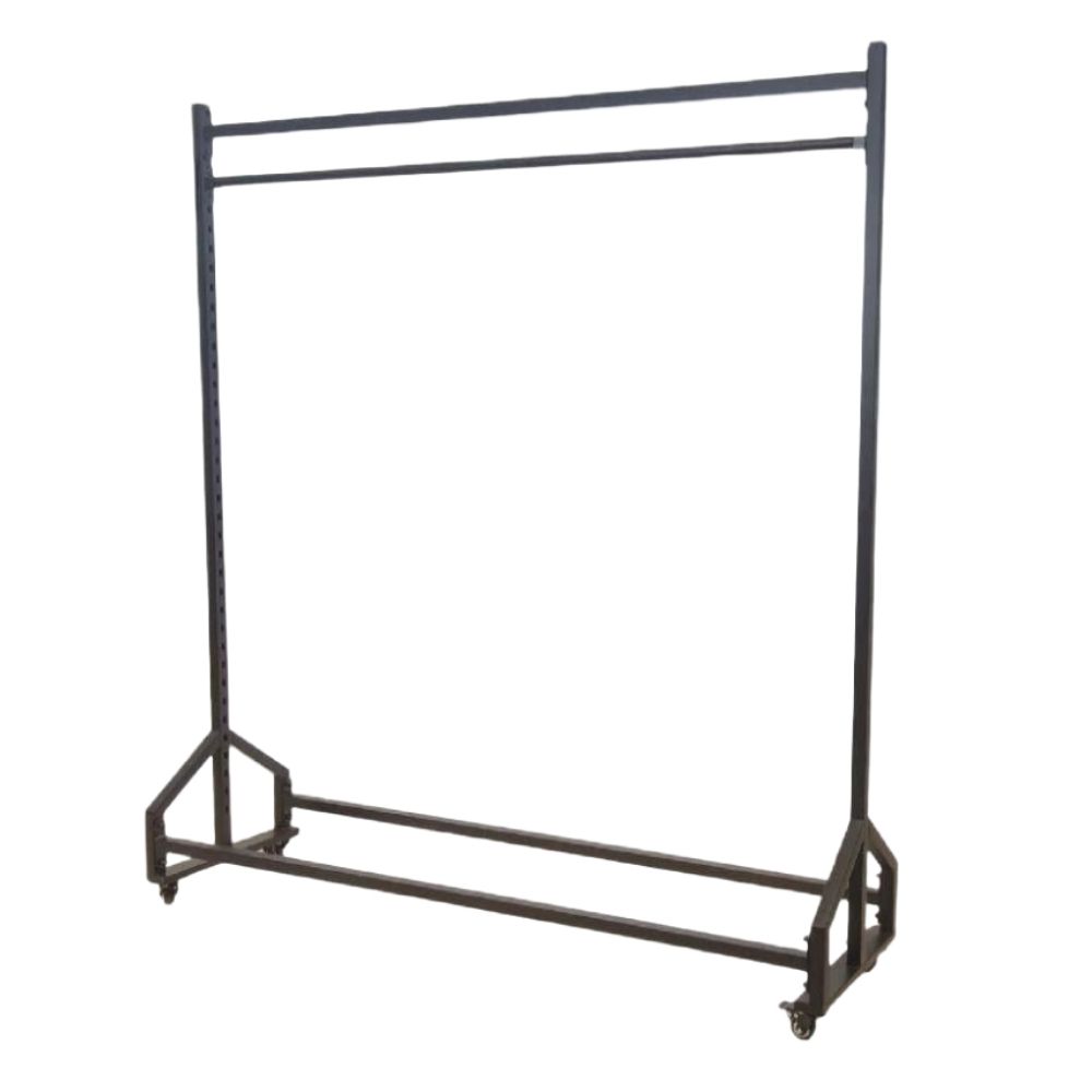 시트지 거치대 필름 스탠드 랩핑지 정리대 랙 원단 행잉로드 1개 140 x 40 x 156cm - 상품 이미지