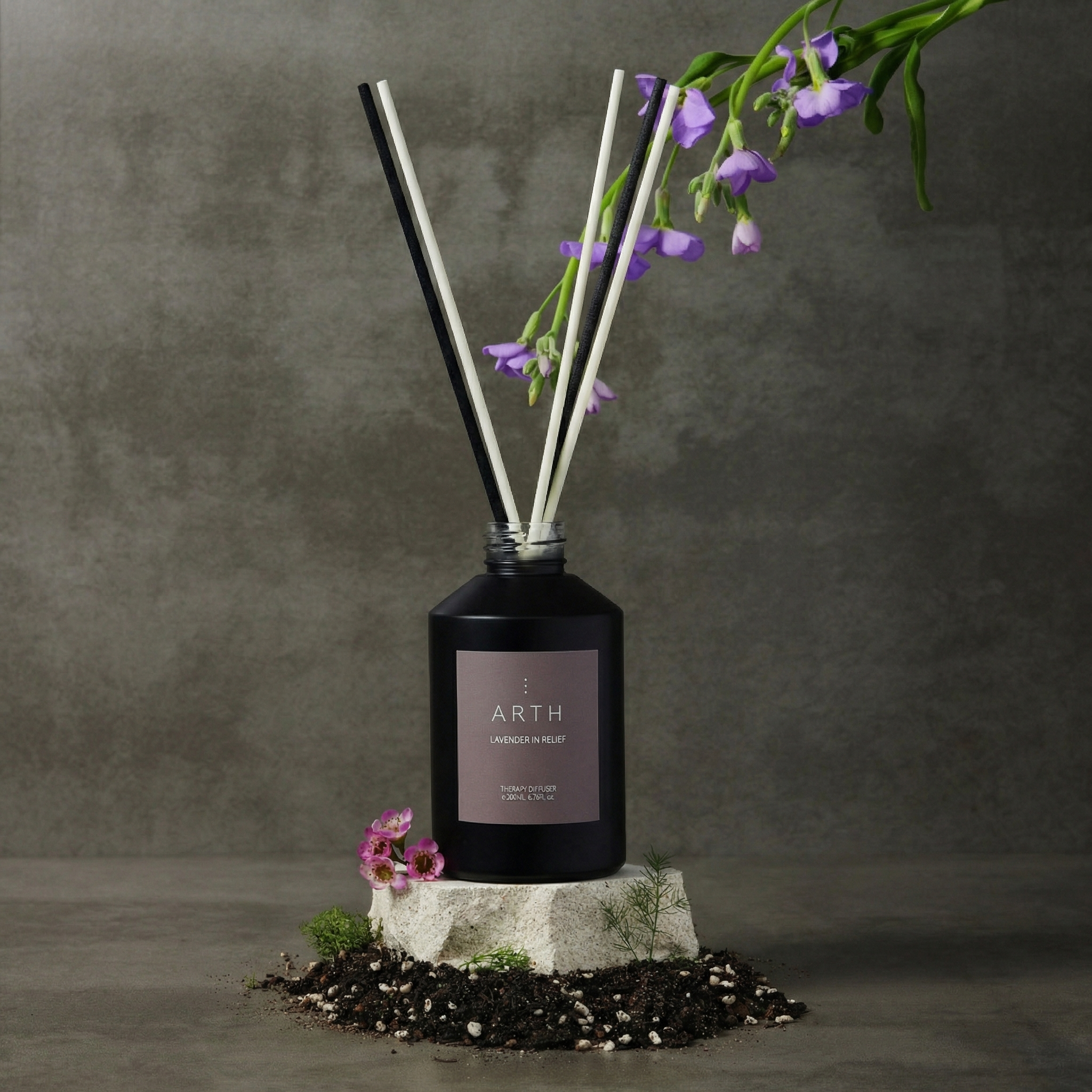 어스 시그니처 디퓨저 라벤더 인 릴리프, 200ml, 1개 - 상세 이미지 2