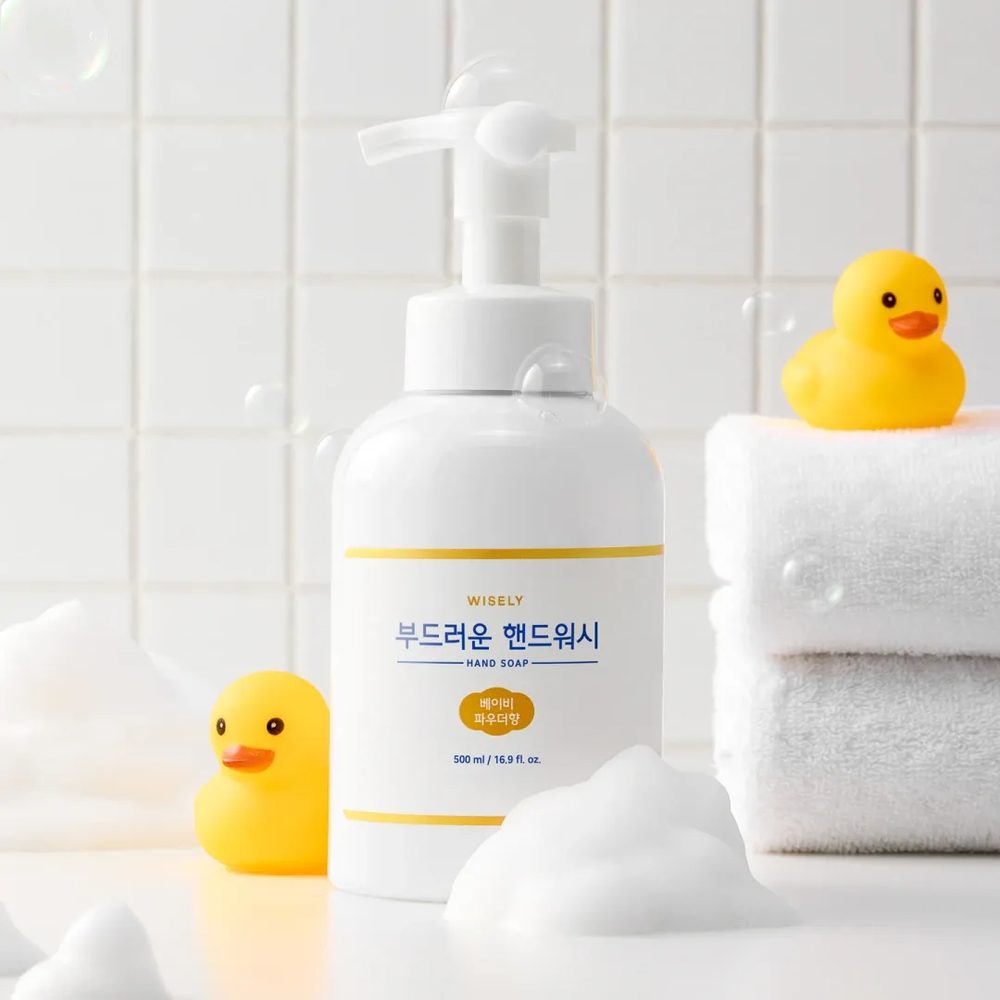 아기손세정제 500ml 쫀쫀한 거품 바디워시 - 상세 이미지 4