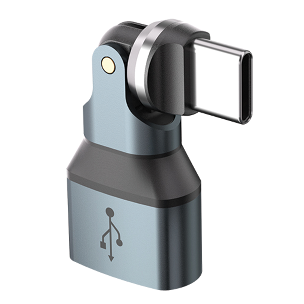 540도 회전 USB A to C타입 꺾임 변환 OTG 젠더 - 상품 이미지