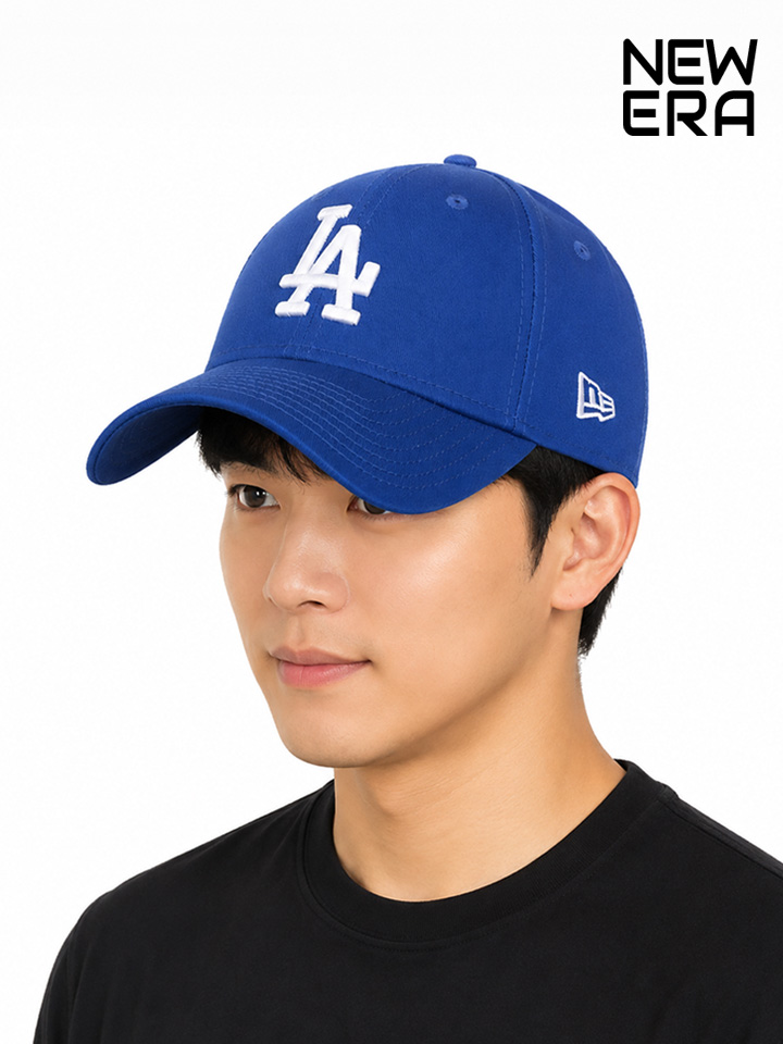 뉴에라 MLB 모자 리그 에센셜 LA 다저스 볼캡 블루 11405492 - 상세 이미지 3