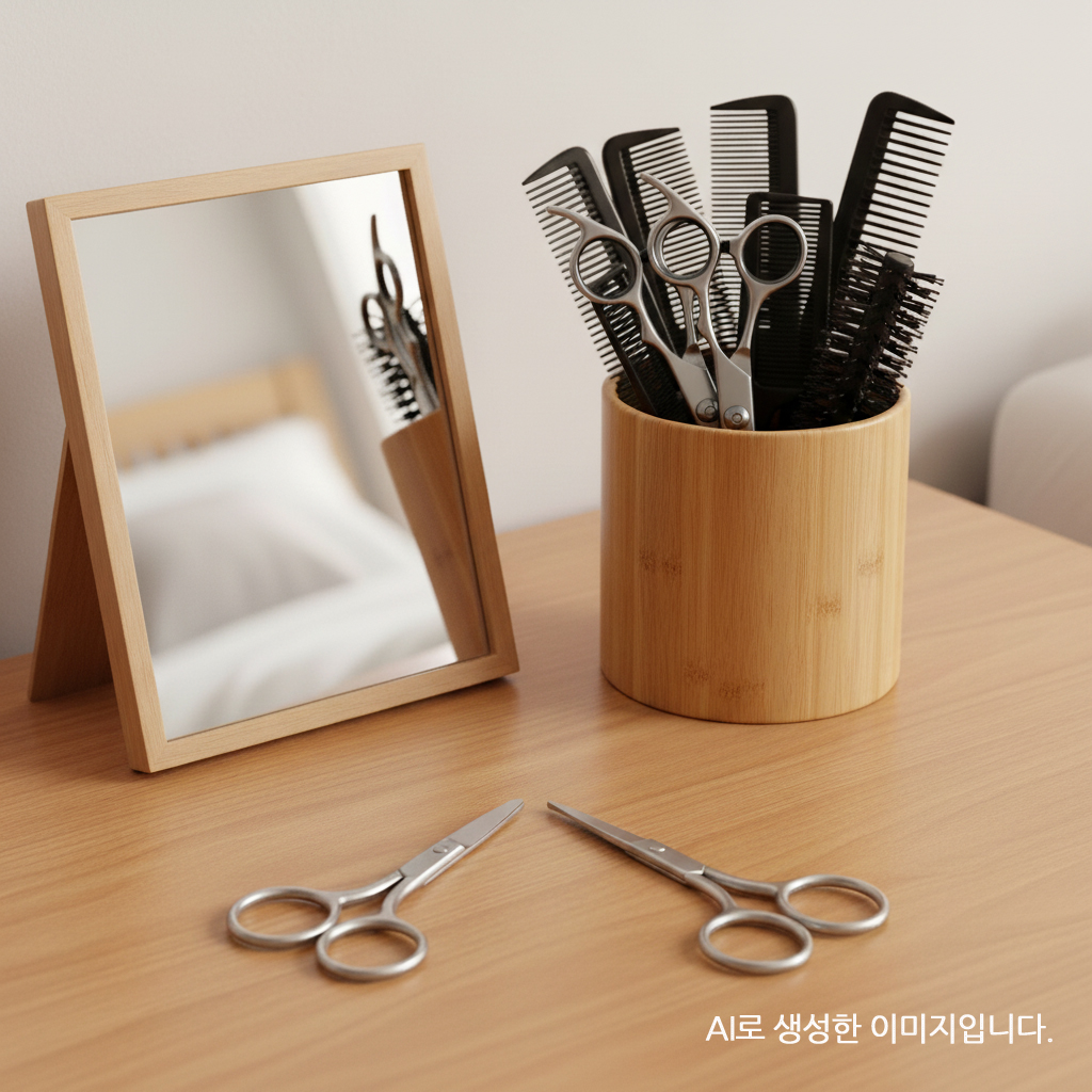 퓨어미즈키 다용도 프리미엄 안전 코털 잔털 가위 1+1 이미지 8