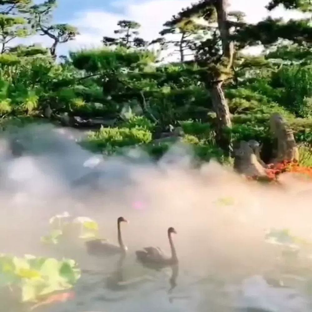 연못연무기 인공 인테리어 조경 연기생성기 헤드 분수 특수효과 - 상세 이미지 3