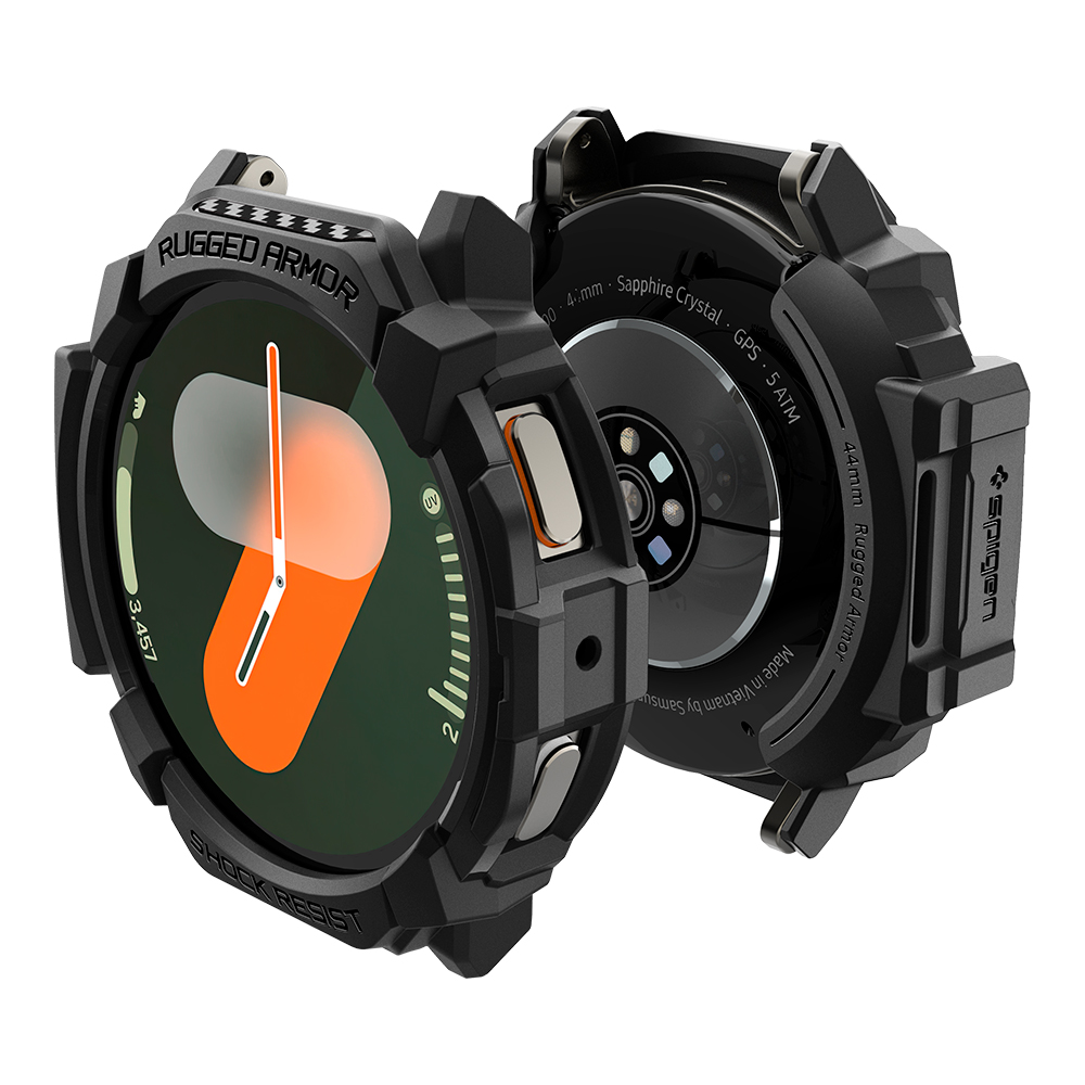 갤럭시워치 케이스 러기드아머 갤럭시 워치7, 44mm, 매트블랙 이미지 3