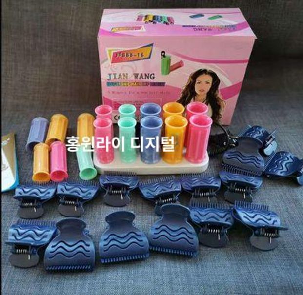 전기 헤어롤 셋팅기 구르프 롯드 세트 소형 10개 + 소형 클립 10개 - 상세 이미지 3