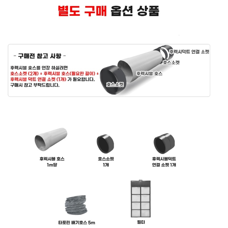 휴게소 식당주방 일체형 이동식에어컨 1구 코끼리에어컨 국산 이미지 8