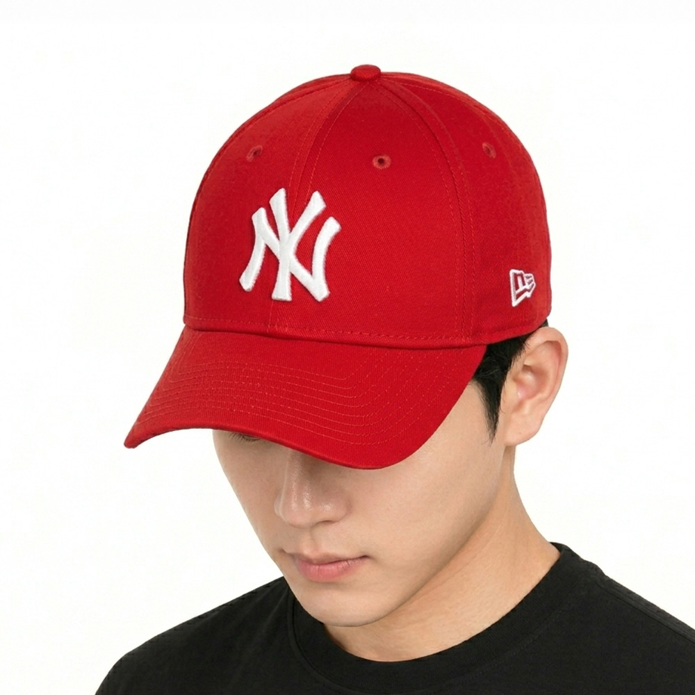 뉴에라 MLB 모자 리그 에센셜 뉴욕 양키스 볼캡 레드 10531938 - 상세 이미지 3