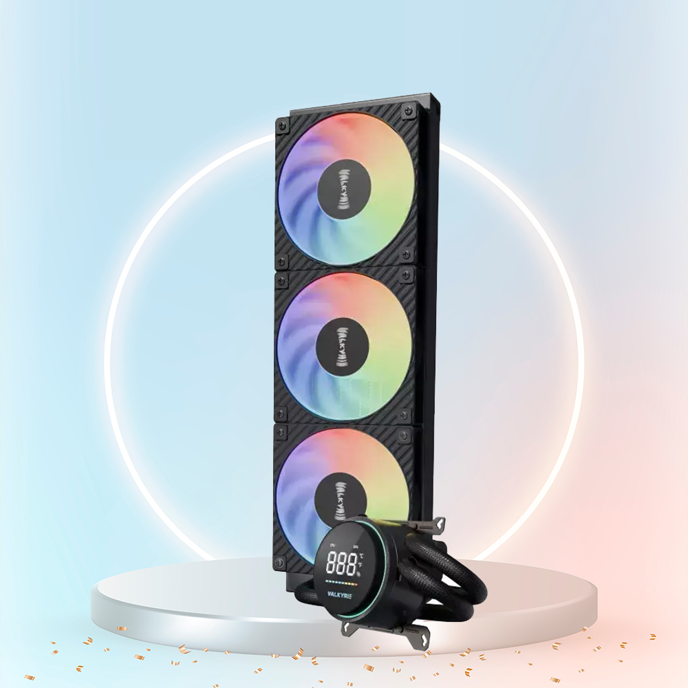 발키리 GLA-360 DIGITAL ARGB CPU 수냉쿨러 블랙 - 상품 이미지
