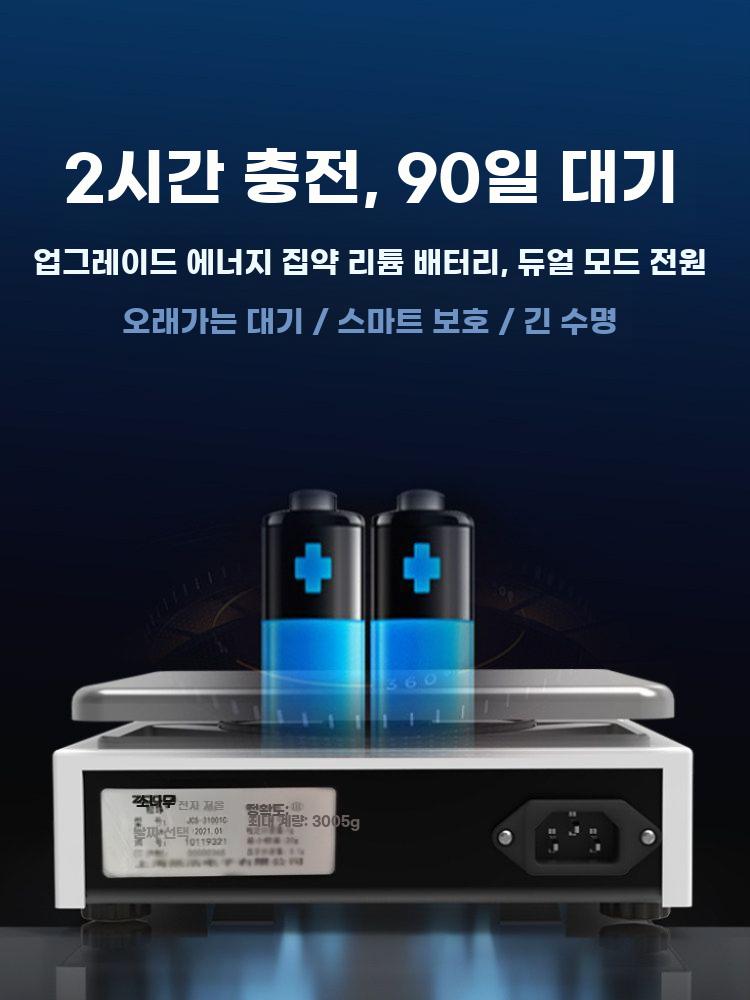 정밀 전자 저울 디지털 계량기 실험실 초정밀 산업용 고정밀 사각 디스크 500gx0.1 - 상세 이미지 3
