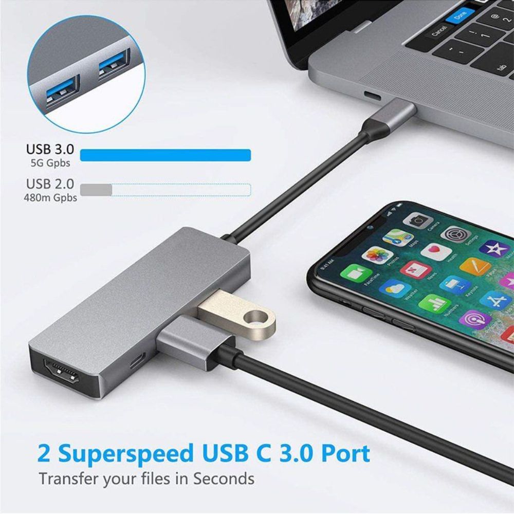 오포 패드 미니 케이스 태블릿 USB 어댑터 HDMI 변환기 C타입 도킹 스테이션 - 상세 이미지 5