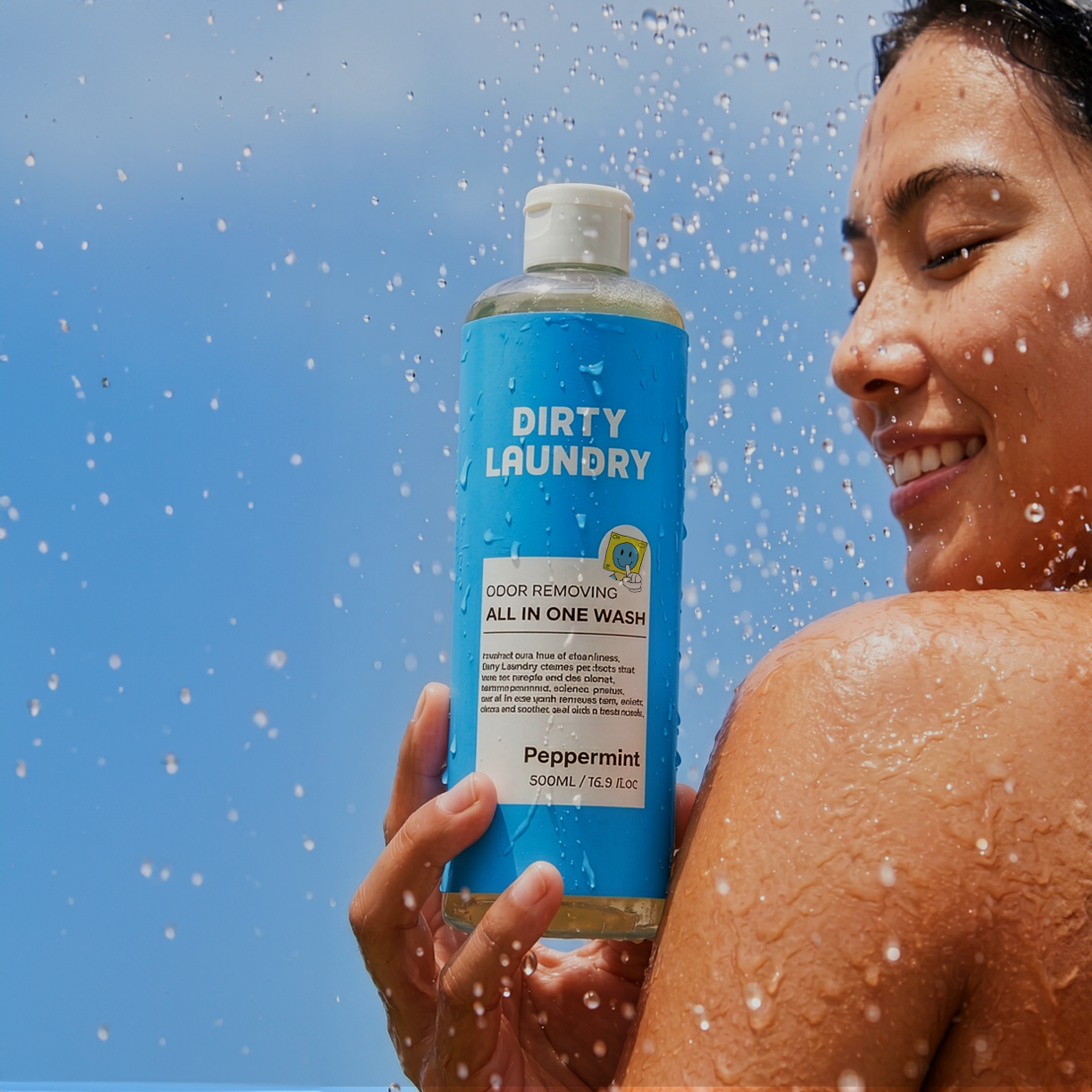 [쿨링민트] 더티런드리 올인원바디워시 쿨 멘톨 페퍼민트 500ml 등드름 체취개선 헬스장 - 상세 이미지 5