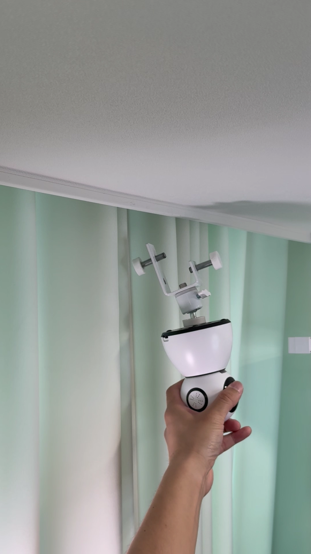 홈캠거치대 이글루캠 헤이홈 타포 샤오미 티피링크 호환 cctv 펫캠 베이비캠 커튼 몰딩형 이미지 8