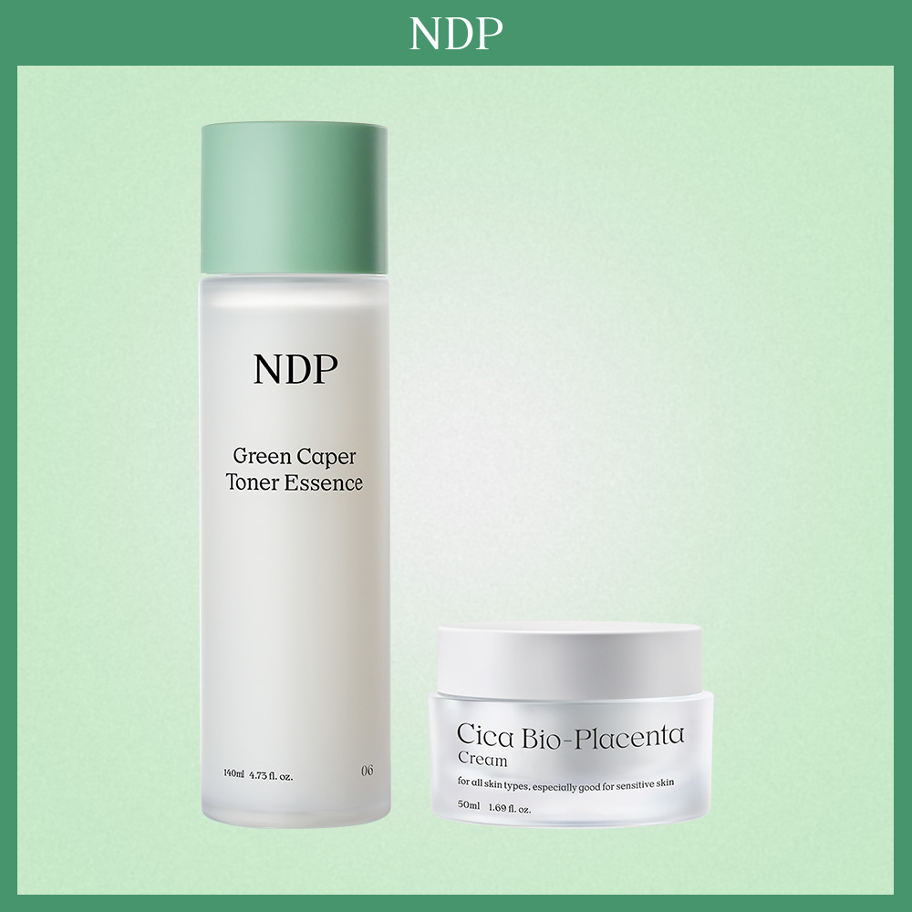 엔디피 NDP 그린케이퍼 토너 에센스 140ml+시카 바이오 플라센타 크림 50ml 2종 세트 - 상품 이미지