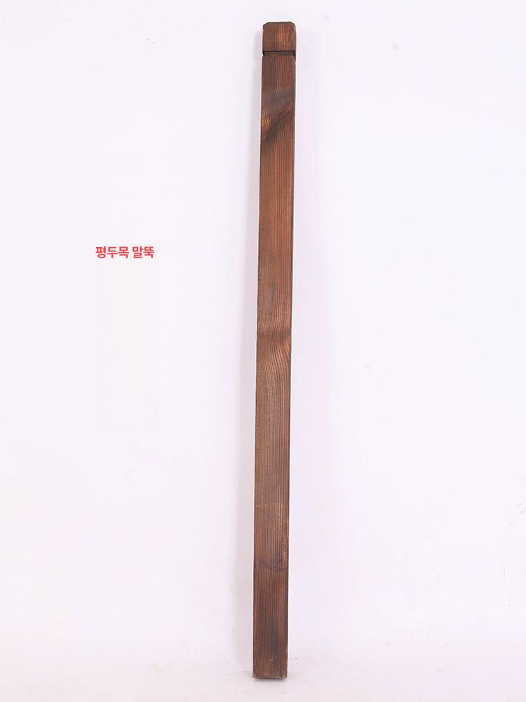 정원울타리 목재펜스 조경지지대 높이조절 데크기둥 화단테두리 뾰족말뚝 - 상세 이미지 3