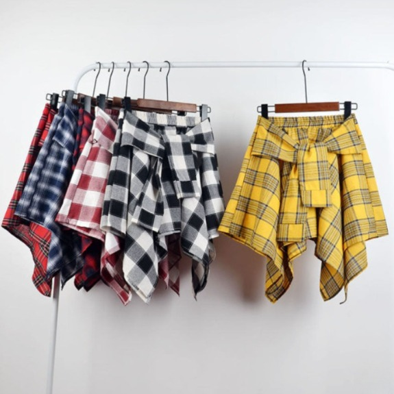 Y존 치마레깅스 힙커버 랩스커트 엉덩이가리개 커버업 스커트레깅스 - 상품 이미지