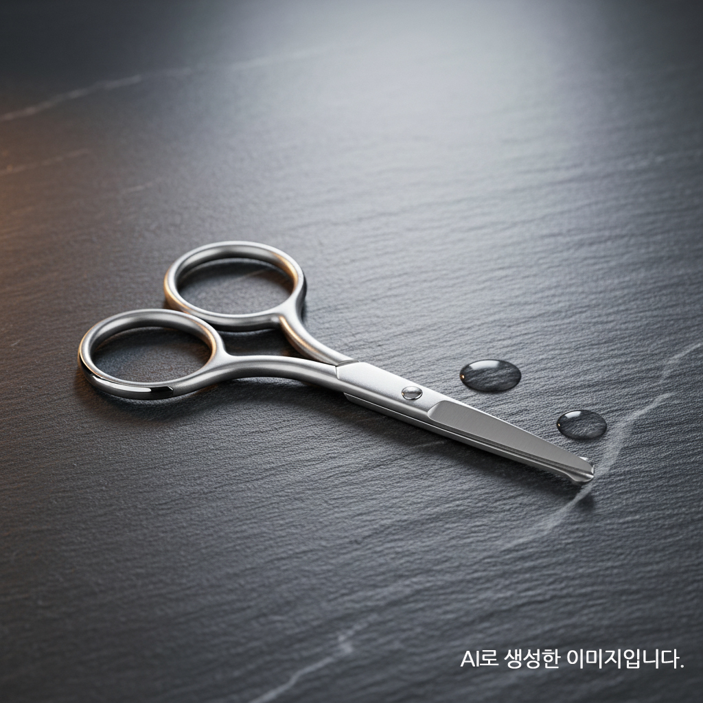 퓨어미즈키 다용도 프리미엄 안전 코털 잔털 가위 1+1 이미지 6