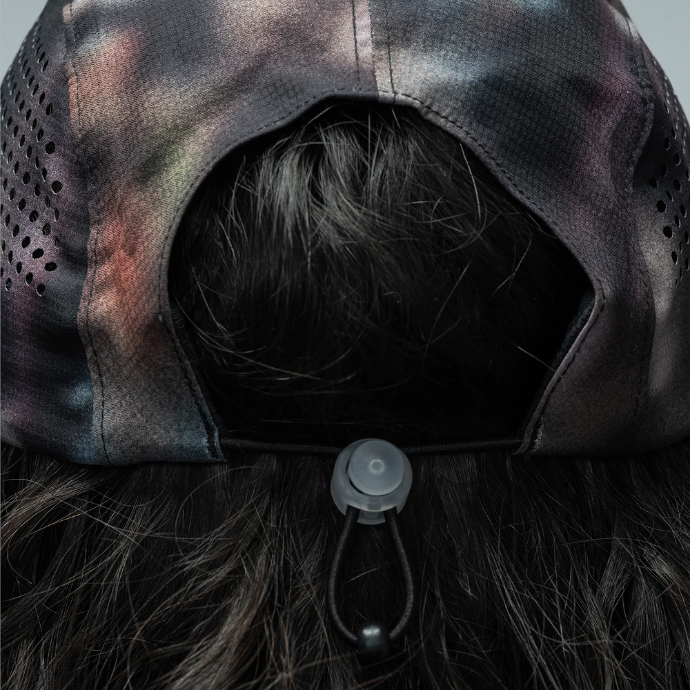 H.쿠모리 U - Printed Laser Cut Cap - Raw Map, 러닝 캡 - 상세 이미지 5
