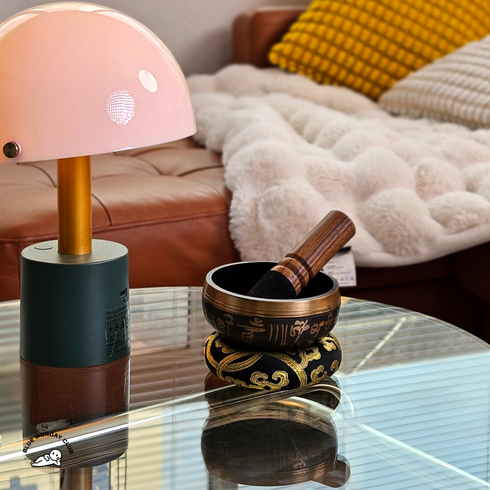 블루먼데이클럽 싱잉볼 블랙에디션 기프트세트 휴대용 명상종 요가종 9.5cm 상품 이미지