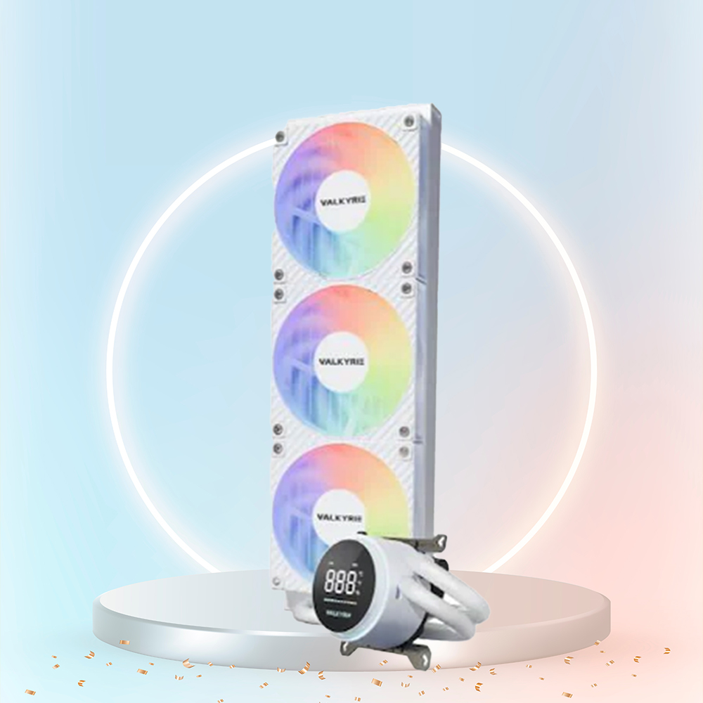 발키리 GLA-360 DIGITAL ARGB CPU 수냉쿨러 화이트 - 상품 이미지