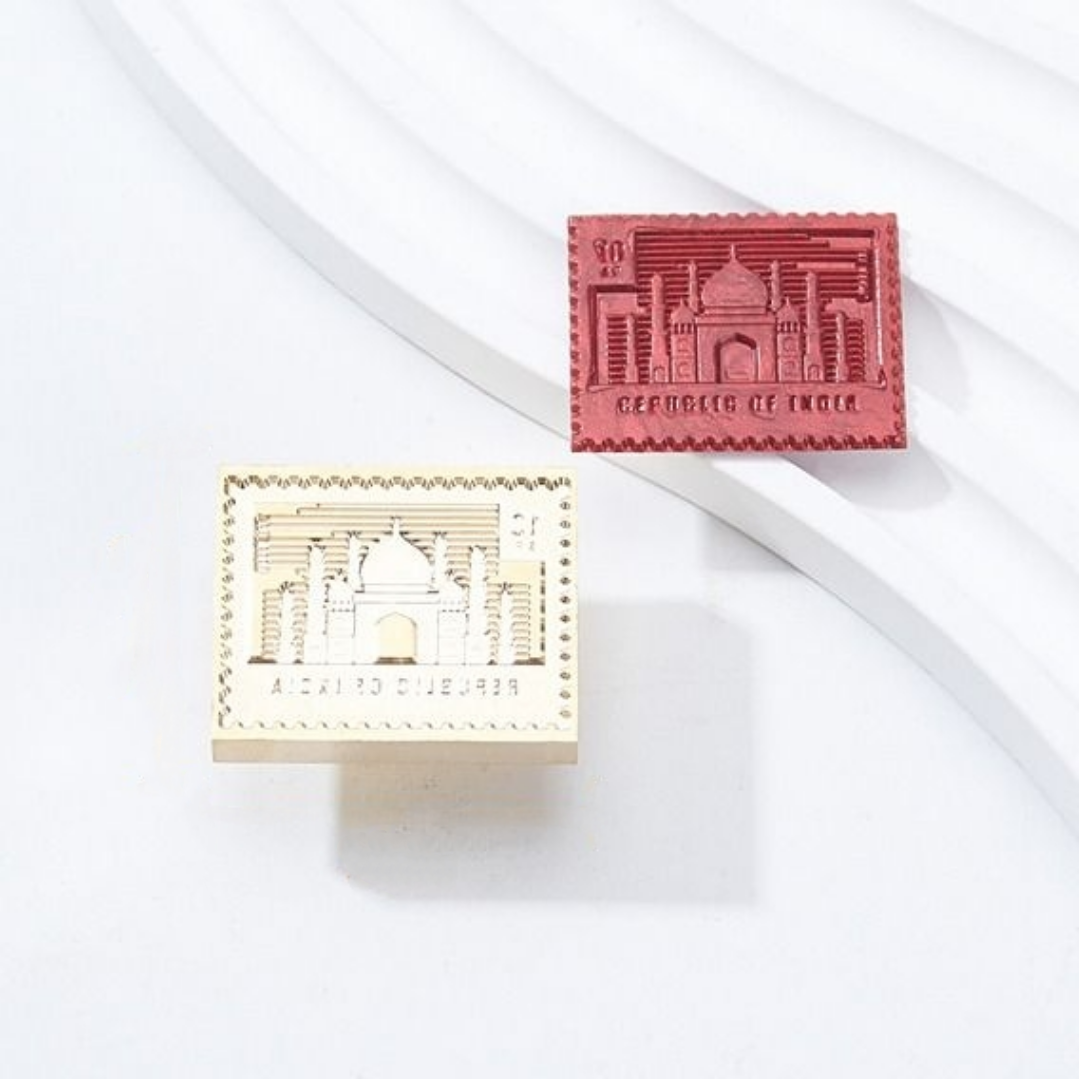 실링왁스 인장 스탬프 우표 테마 인도, 2.5cm x 3cm - 상품 이미지