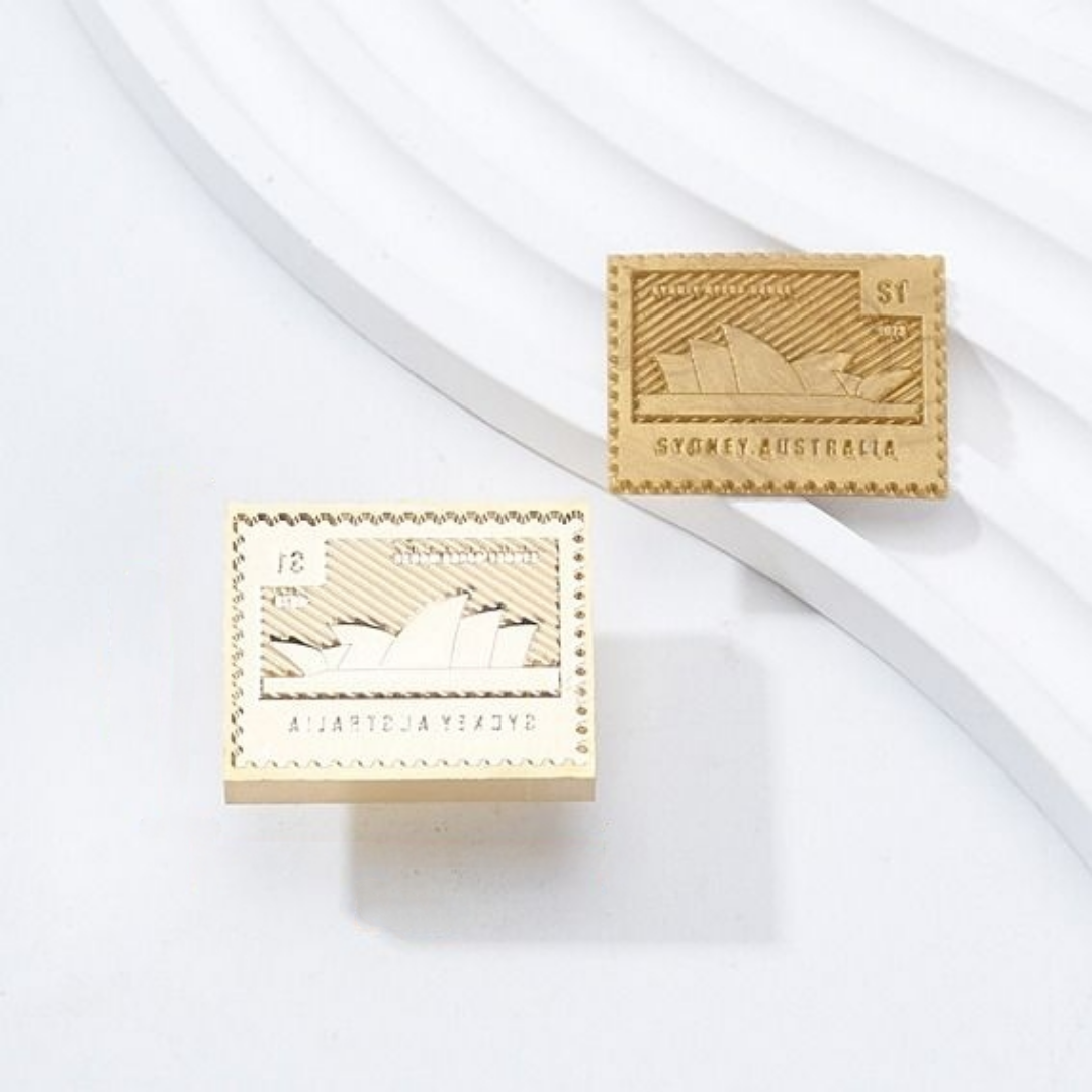 실링왁스 인장 스탬프 우표 테마 호주, 2.5cm x 3cm - 상품 이미지