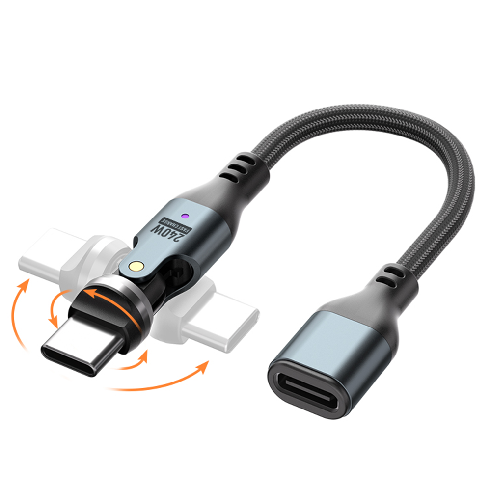 540도 회전 240W C to C타입 꺾임 변환젠더 케이블 - 상세 이미지 4