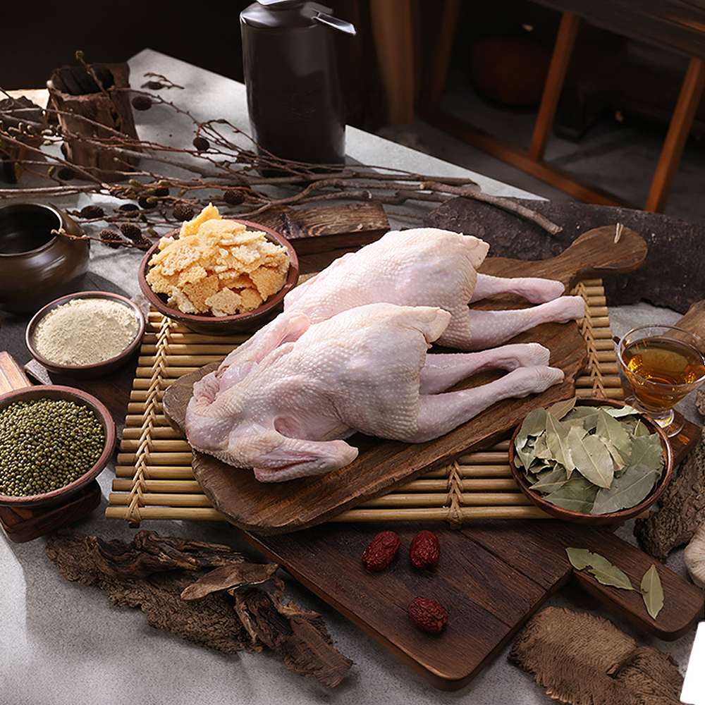 심가네 노다지 누룽지 왕다리 영양 삼계탕 5팩 1kg 100% 닭다리 녹두 특사이즈 대용량 - 상세 이미지 4