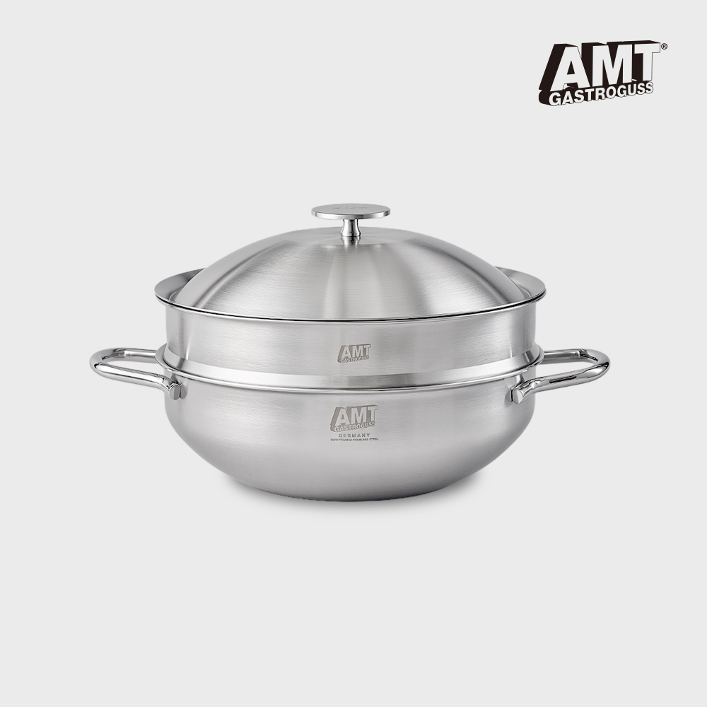 AMT 코닉 316Ti 스텐 통5중 파티웍 28cm - 상품 이미지