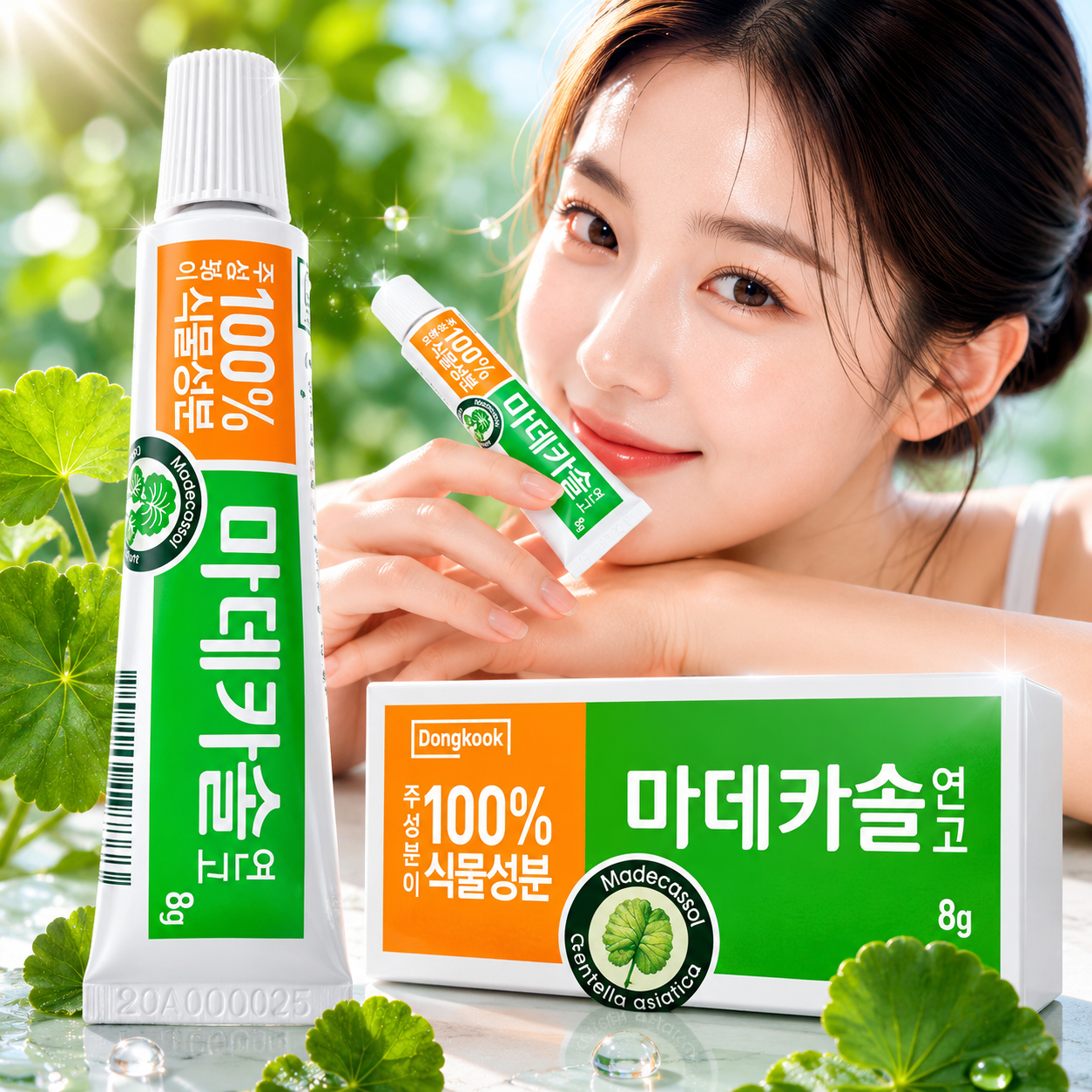 동국제약 마데카솔 상처 연고 재생 겔 여드름 크림 8g 무항생제 무스테로이드 - 상품 이미지