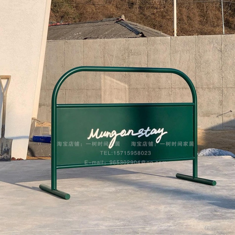 카페 입간판 철제 스텐 입구 간판 개업선물 S 50cm-70cm 단면 블랙 - 상품 이미지