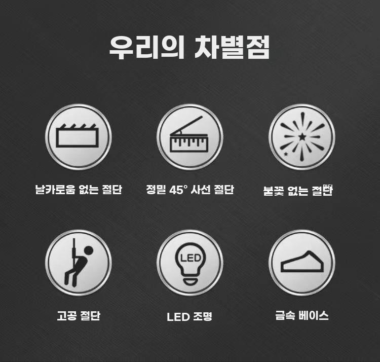 밴드쏘 절단기 목공 금속 절삭기 테이블 톱 소형 전동톱 R2103A 헤드/톱날 2개 - 상세 이미지 3