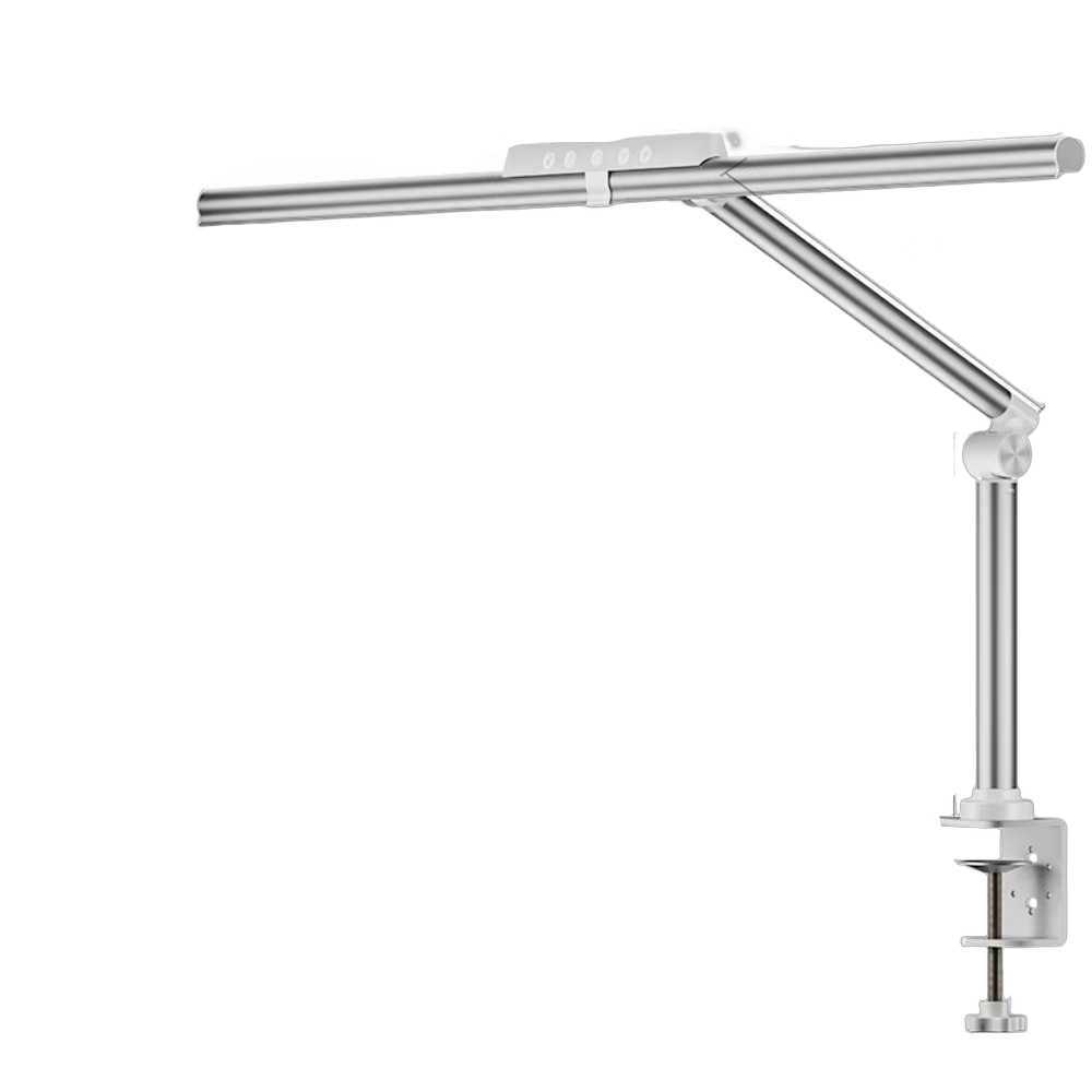 LED 책상 램프 스크린바 라이트바 모니터 조명 학생 클립형 70cm 실버 - 상품 이미지