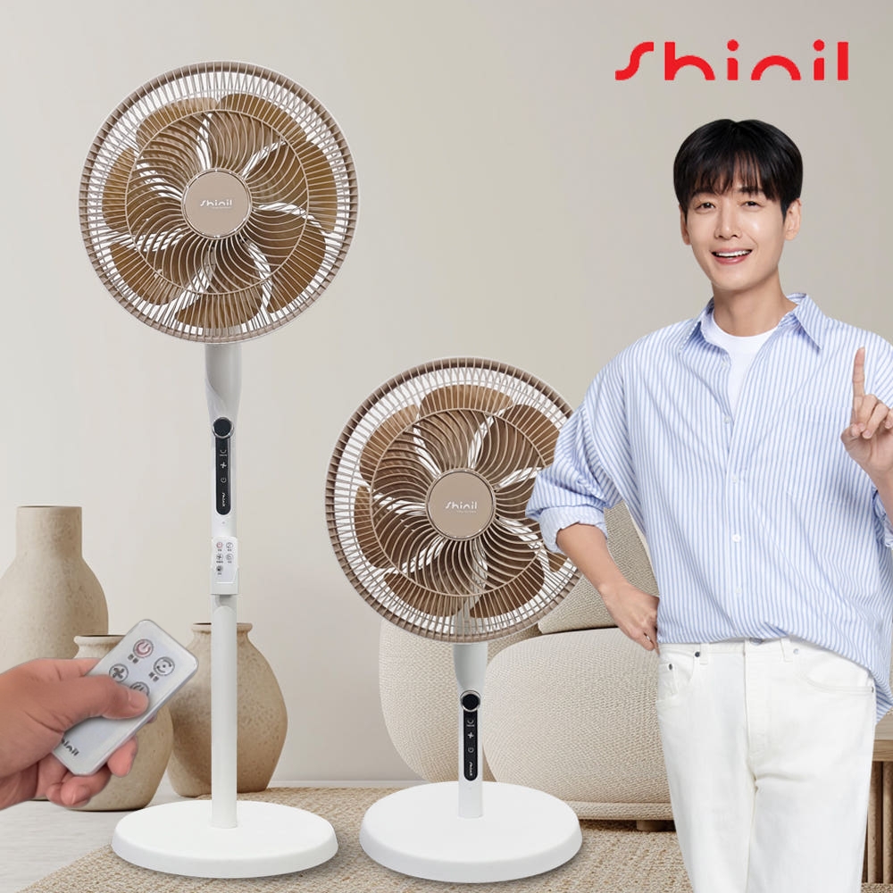 키큰선풍기 35cm AI 풍량조절 가정용 사무실 키높이 스탠드선풍기 - 상품 이미지