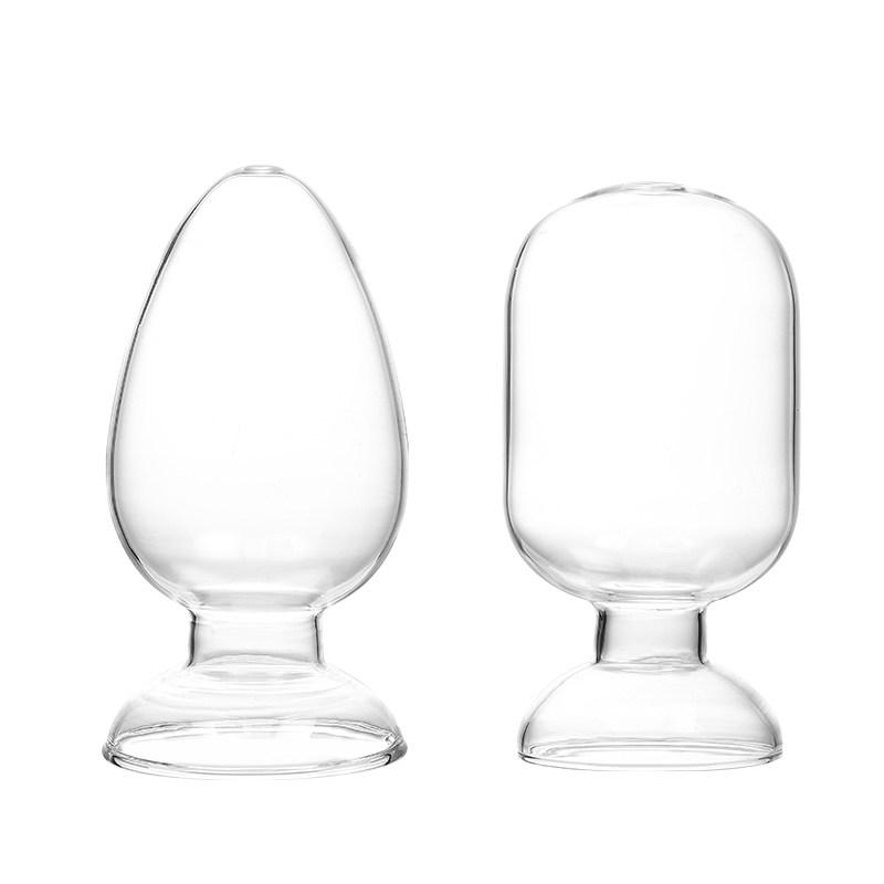 실험용 유리병 고무마개 원추형 샘플병 전시 뾰족한 125ml 고무 4호 - 상품 이미지