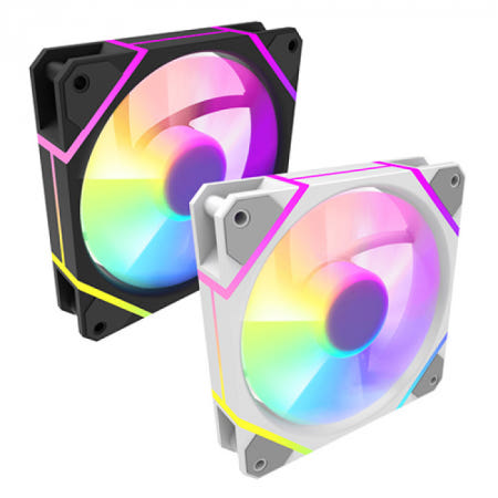 darkFlash DM12R PRO 120 PWM ARGB Reverse 시스템 쿨러 (화이트)