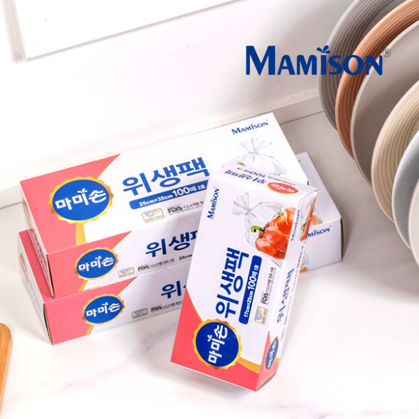 마미손 위생백 뽑아쓰는 일회용 크린백 위생비닐 중(25x35cm), 300매, 1개 - 상세 이미지 2