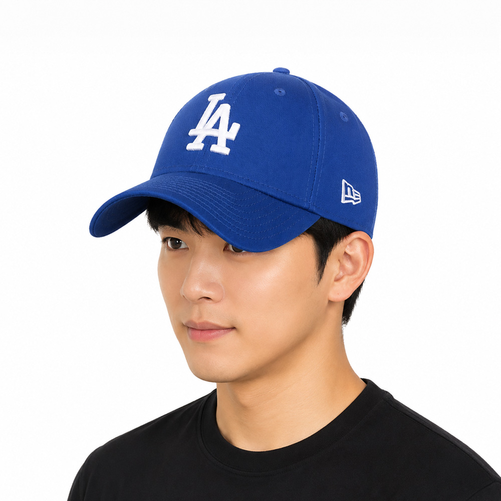 뉴에라 MLB 모자 리그 에센셜 LA 다저스 볼캡 블루 11405492 - 상세 이미지 2