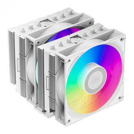 PCCOOLER CPS RT620 PRO ARGB 카본스틸 CPU쿨러 (화이트)